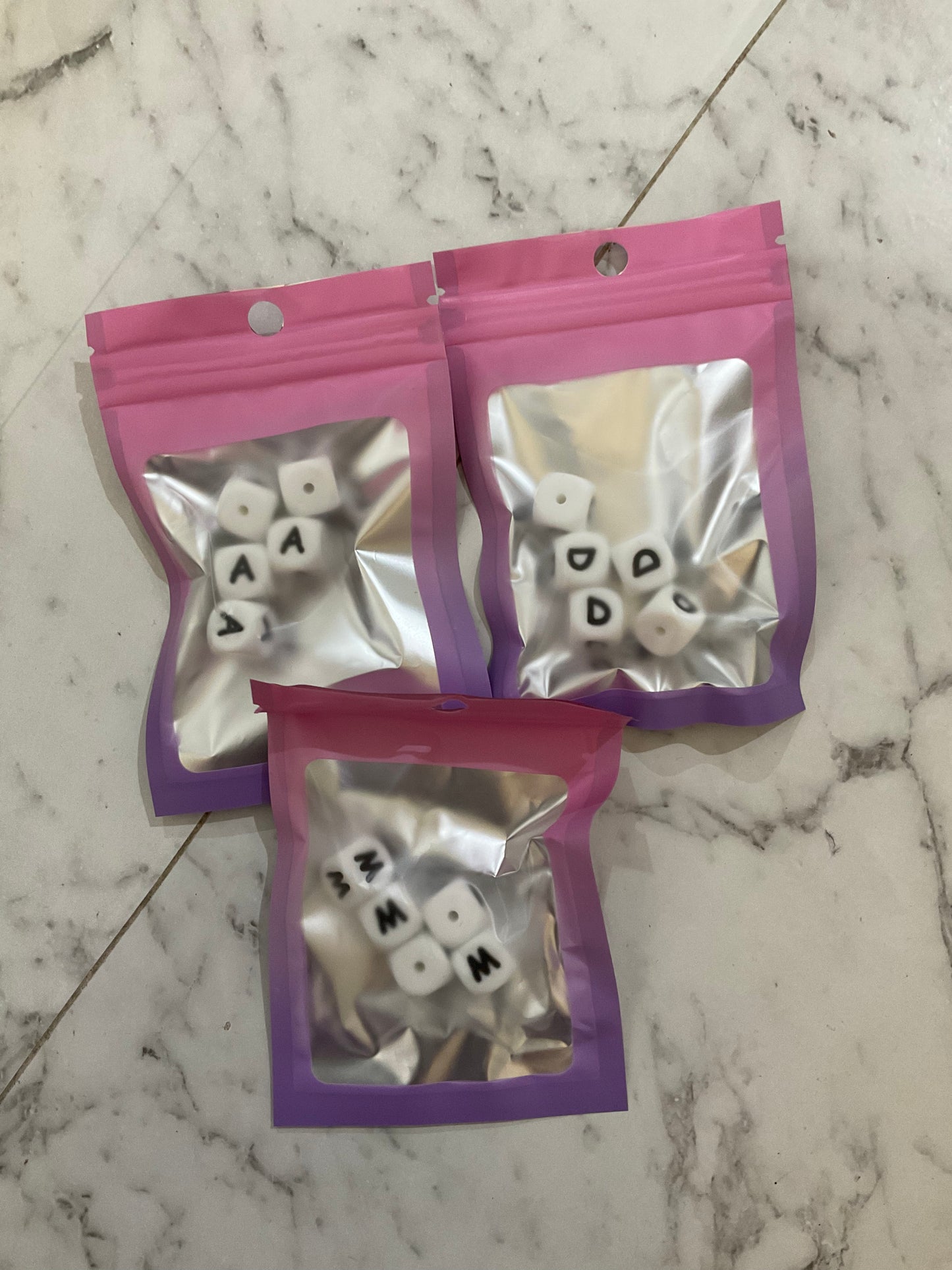 Alphabet beads