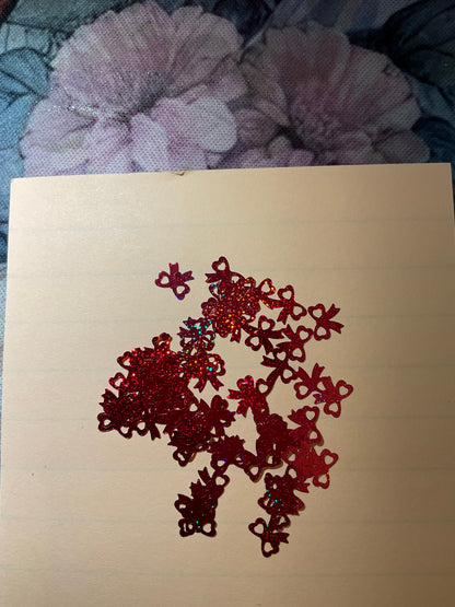 Glitter shapes