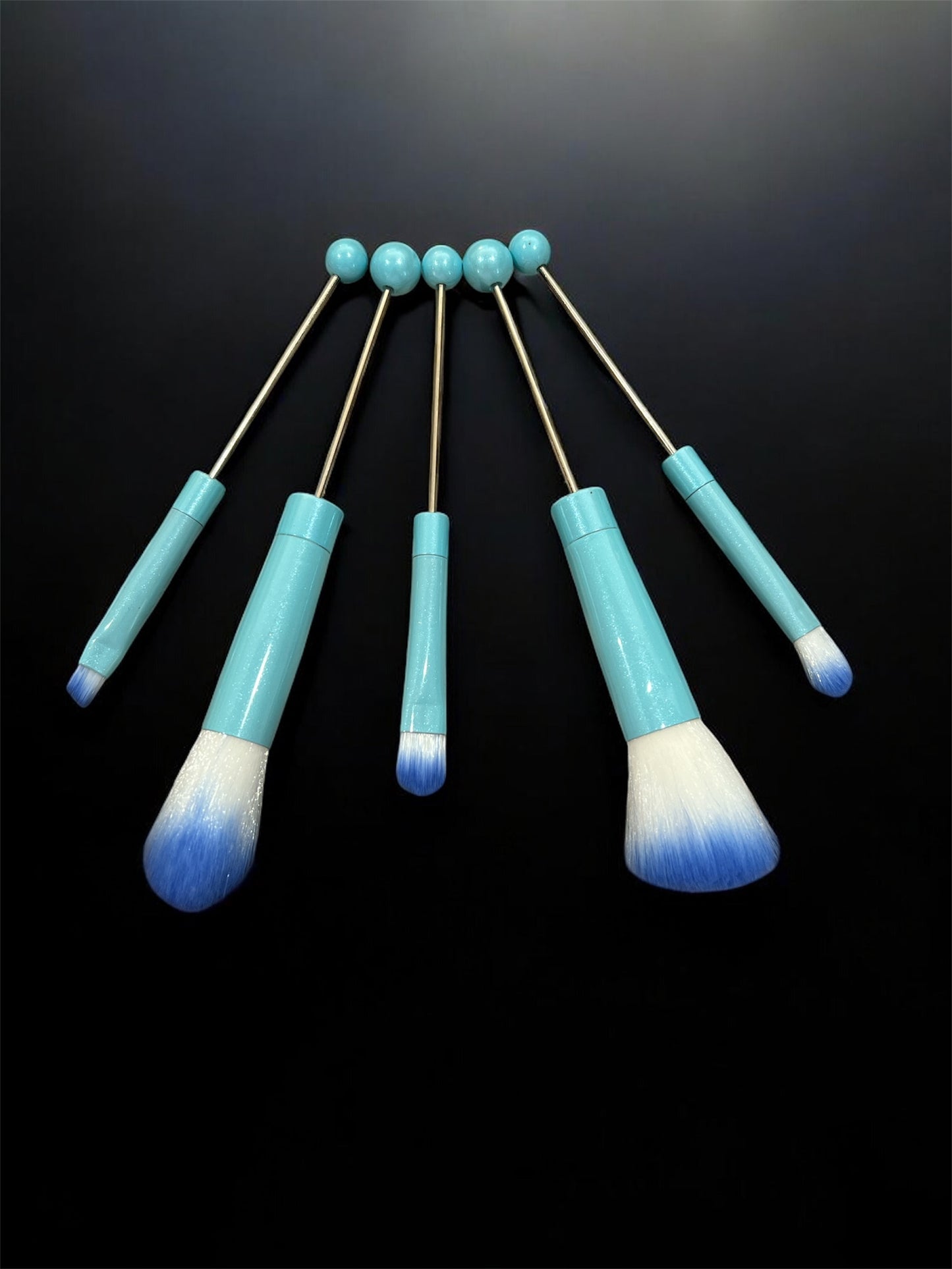 Beaded make up brushes