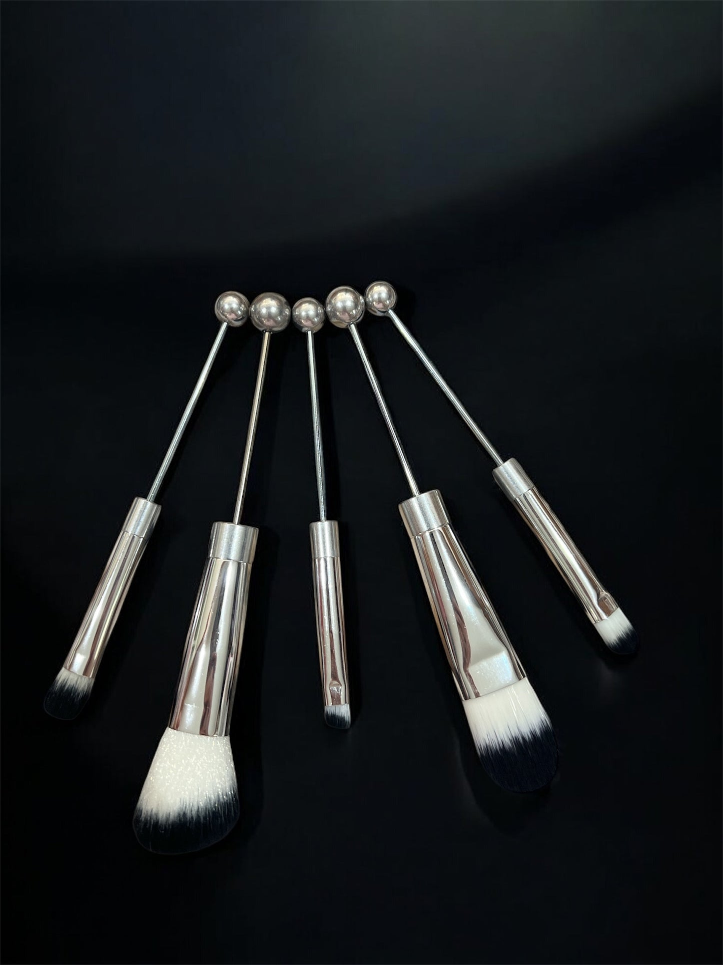 Beaded make up brushes