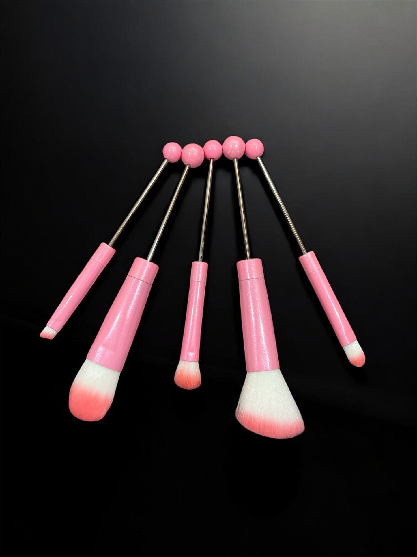 Beaded make up brushes