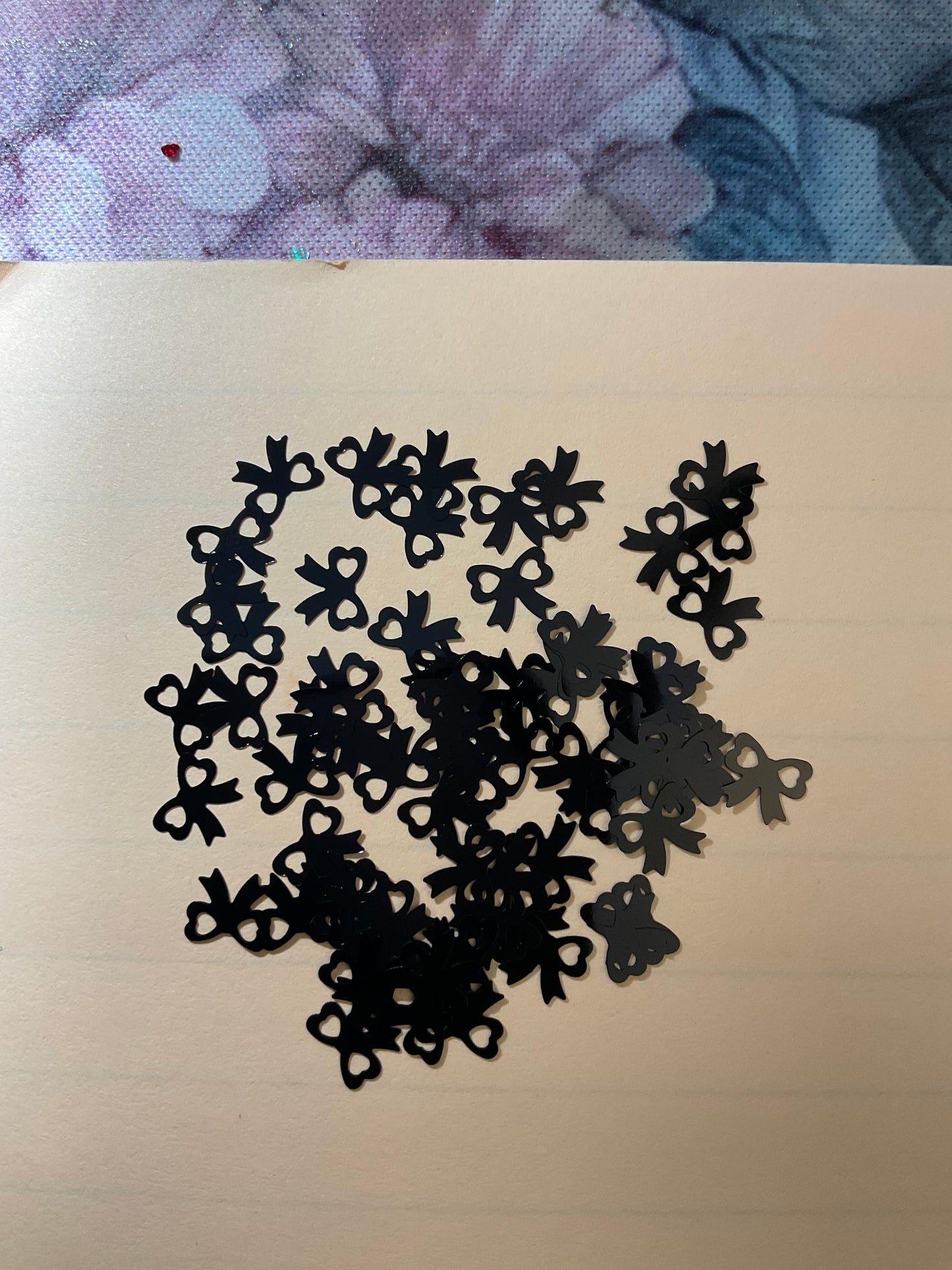 Glitter shapes