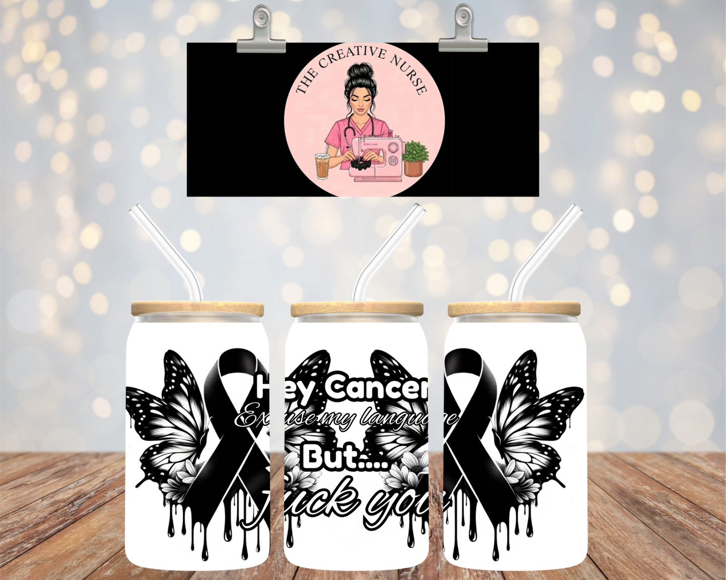 Black cancer ribbon