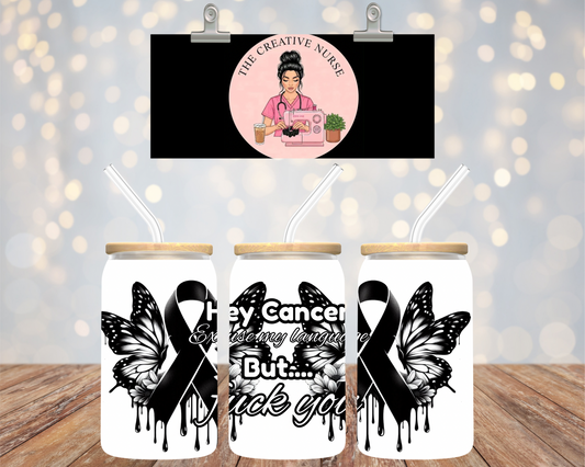 Black cancer ribbon