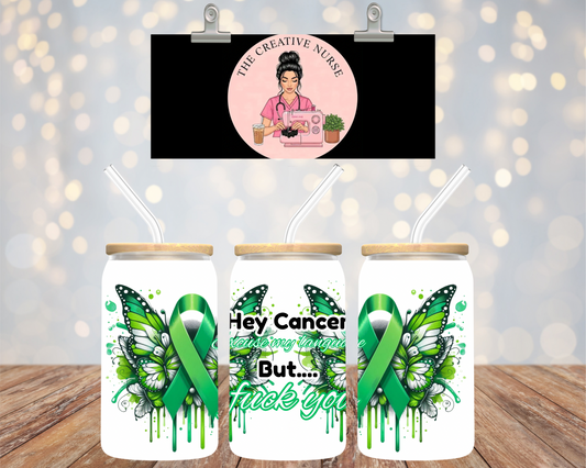 Green cancer ribbon