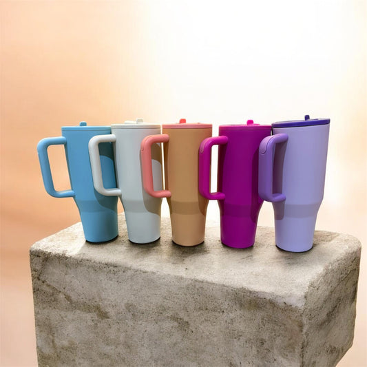 40oz powder coated anti spill