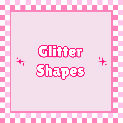 Glitter shapes