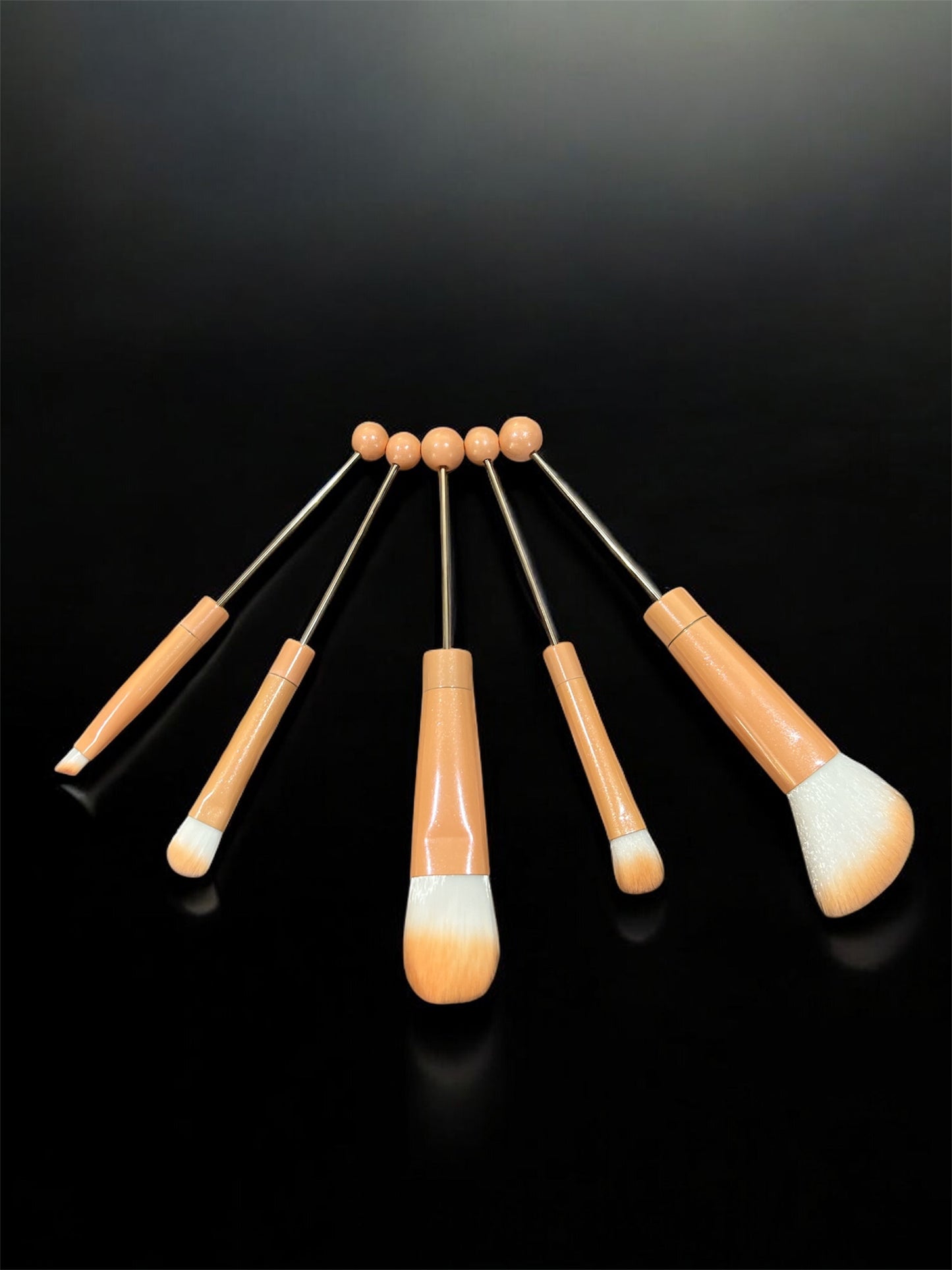Beaded make up brushes