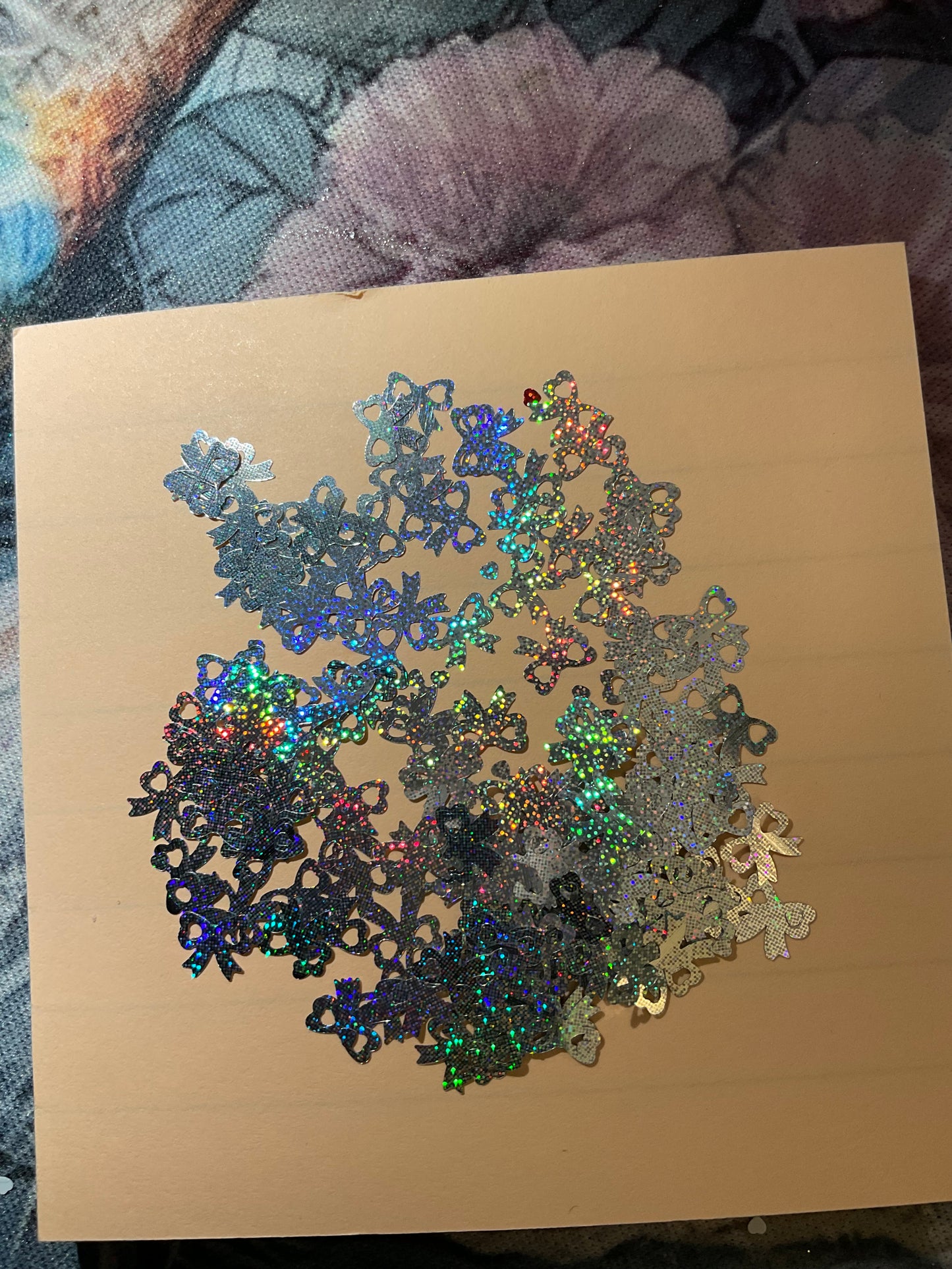 Glitter shapes