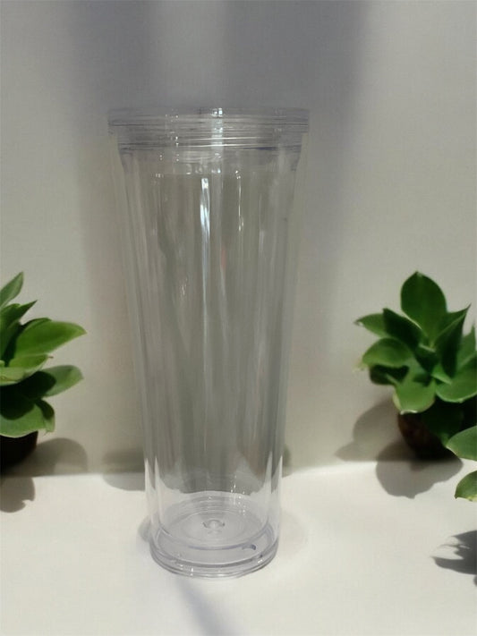 24oz acrylic snowglobe tumblers