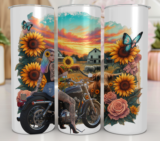 Motorbike countryside