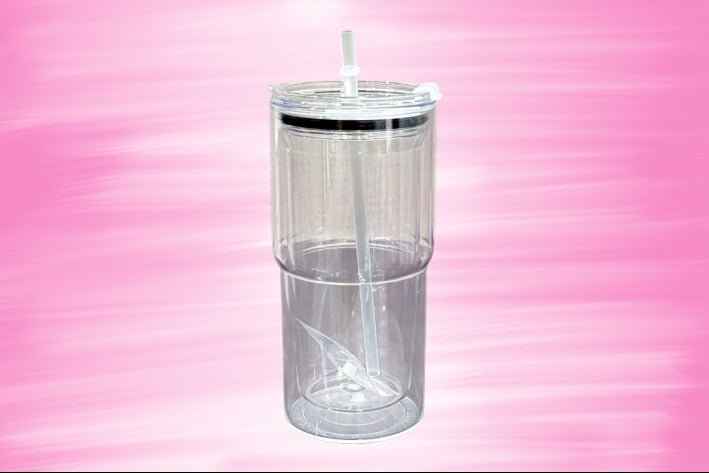 16oz acrylic tapered