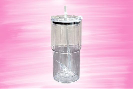 16oz acrylic tapered