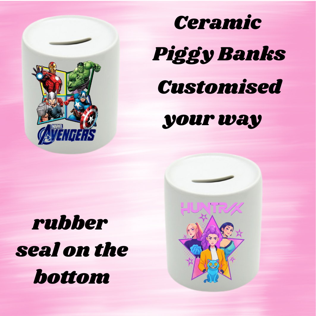 Ceramic piggy banks