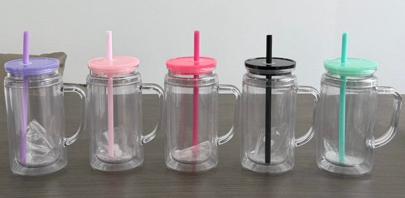 Acrylic Snowglobe with handle