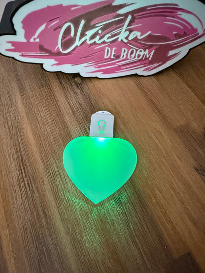 Sublimation ornament with LED light