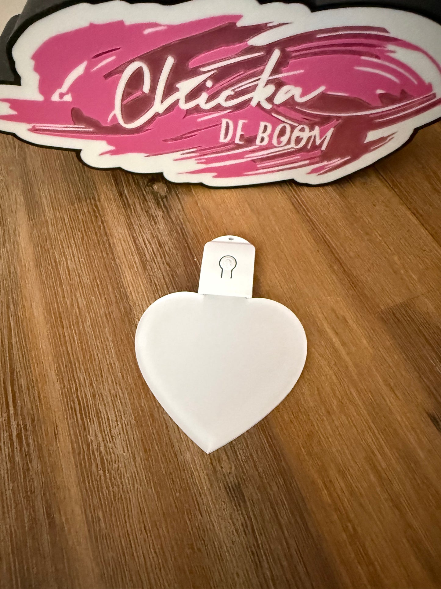 Sublimation ornament with LED light