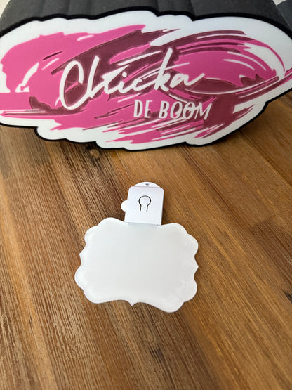 Sublimation ornament with LED light